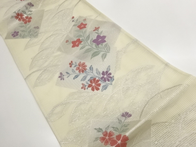 JAPANESE FUKURO OBI FOR SUMMER / WOVEN NADESHIKO